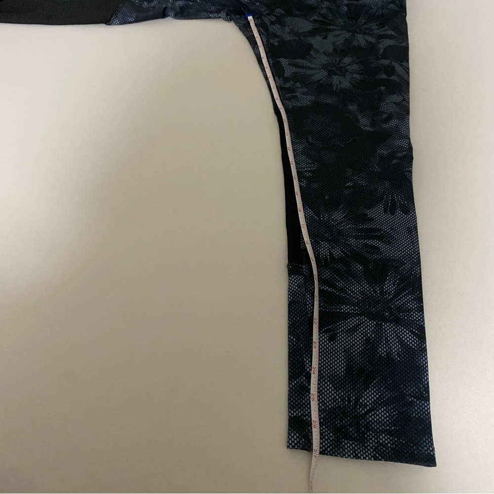 Jockey XL High Rise Performance Leggings Black Mesh Panel Athletic - Picture 10 of 14